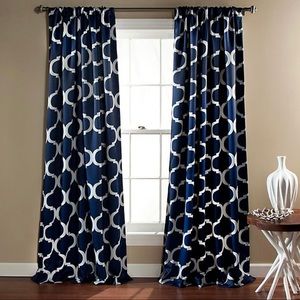 MODERN FARMHOUSE BLACKOUT CURTAINS DRAPES PANELS BRAND NEW